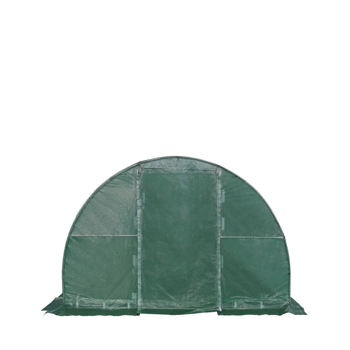 10’ x 20’ Tunnel Greenhouse Grow Tent w/Ripstop Leno Cover, Cold Frame, Roll-Up Mesh Windows, Round Top Roof, TMG-GH1020R