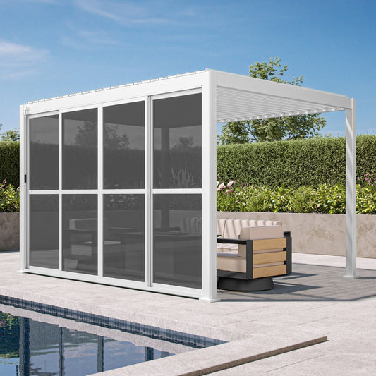 111 Accessory – 13′ White sliding door